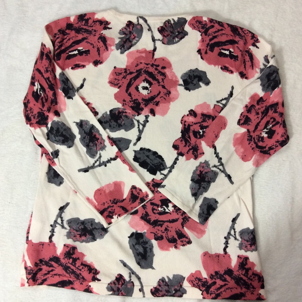 FLORAL SWEATER - Picture 7 of 12